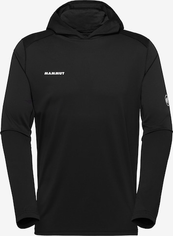 MAMMUT Athletic Sweatshirt in Black: front