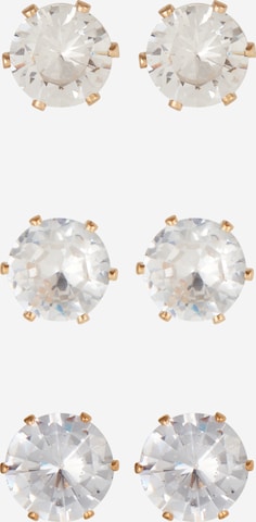 PIECES - Pendientes 'ANN' en oro: frente