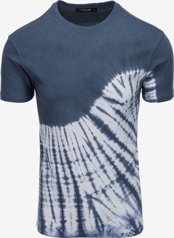 T-Shirt 'S1617' Ombre en bleu : devant