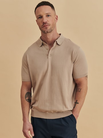 DAN FOX APPAREL Shirt 'Jay' in Beige: front