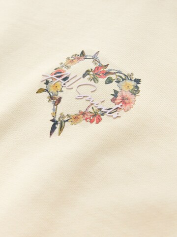 smALLSAINTS Sweatshirt 'Cygni Side Poppers' i gul