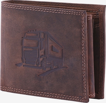 Sergio Valentini Portemonnee in Bruin: voorkant