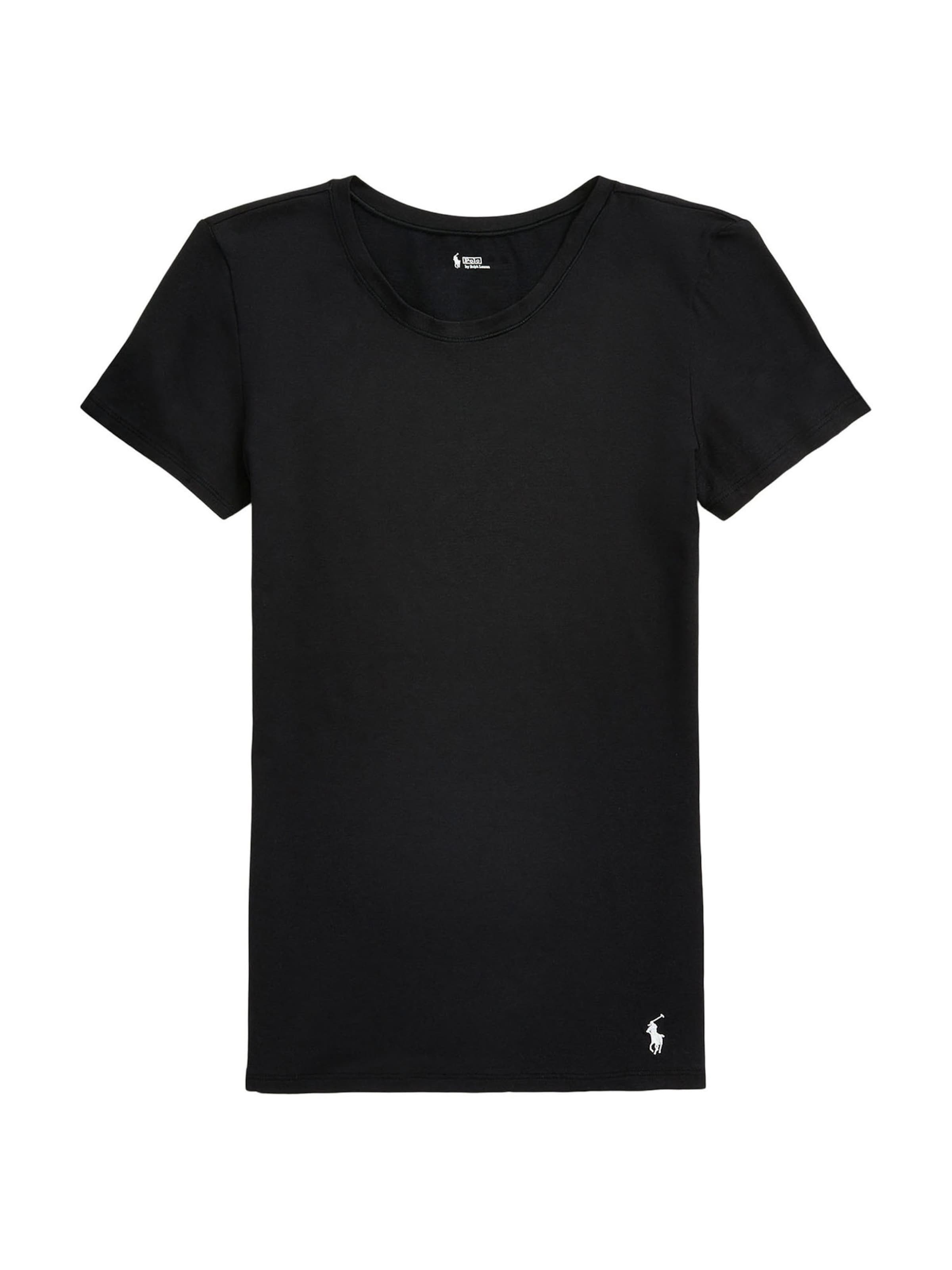 T-shirt ' Club Cotton ' Polo Ralph Lauren en noir : devant