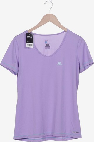 SALOMON T-Shirt L in Lila: predná strana