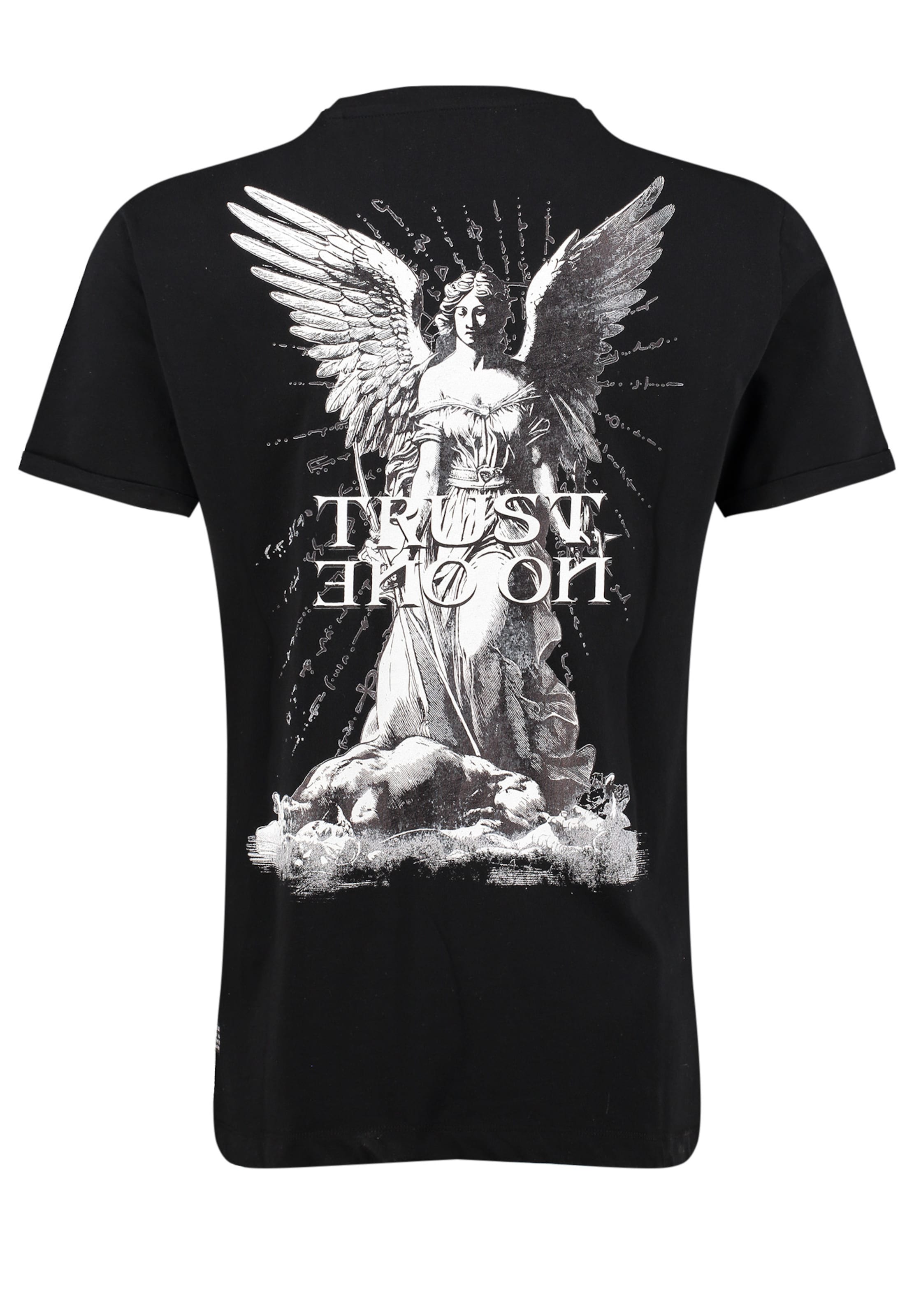 Key Largo T-shirt 'Trust' i svart