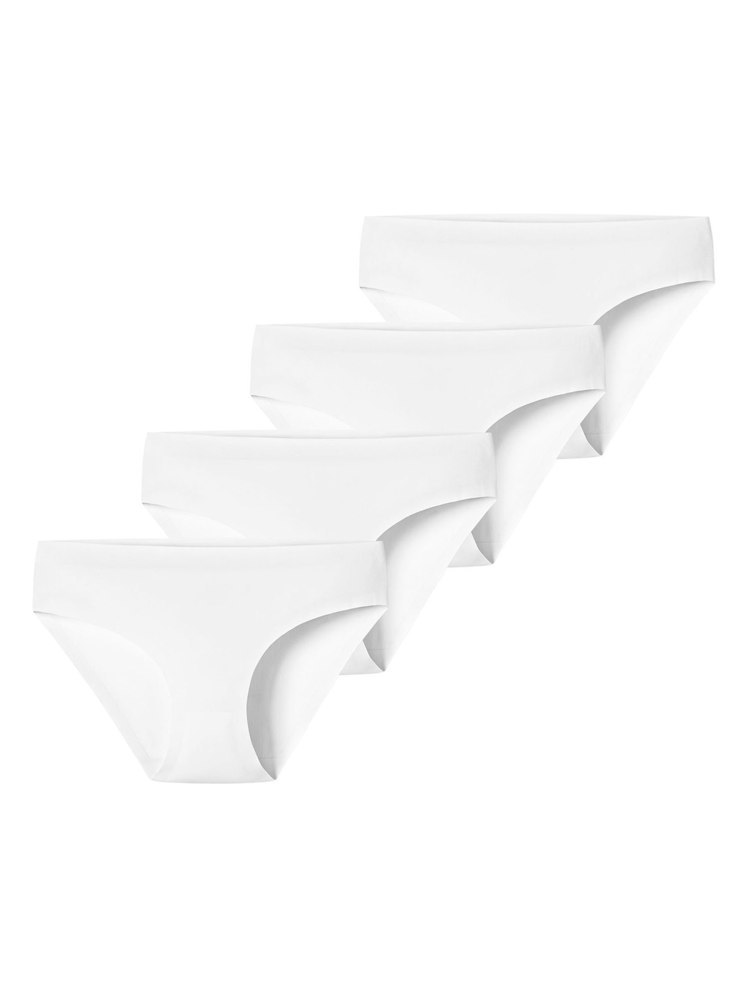 Slip ' Invisible Cotton ' SCHIESSER en blanc : devant