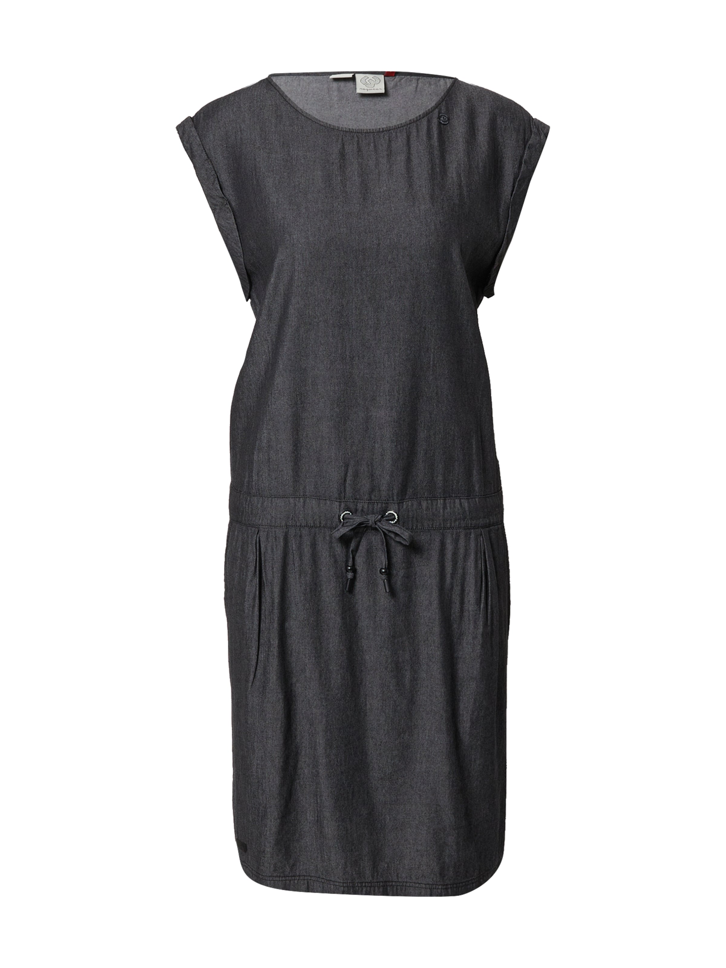 Ragwear Лятна рокля 'MASCARPONE' в черно: отпред