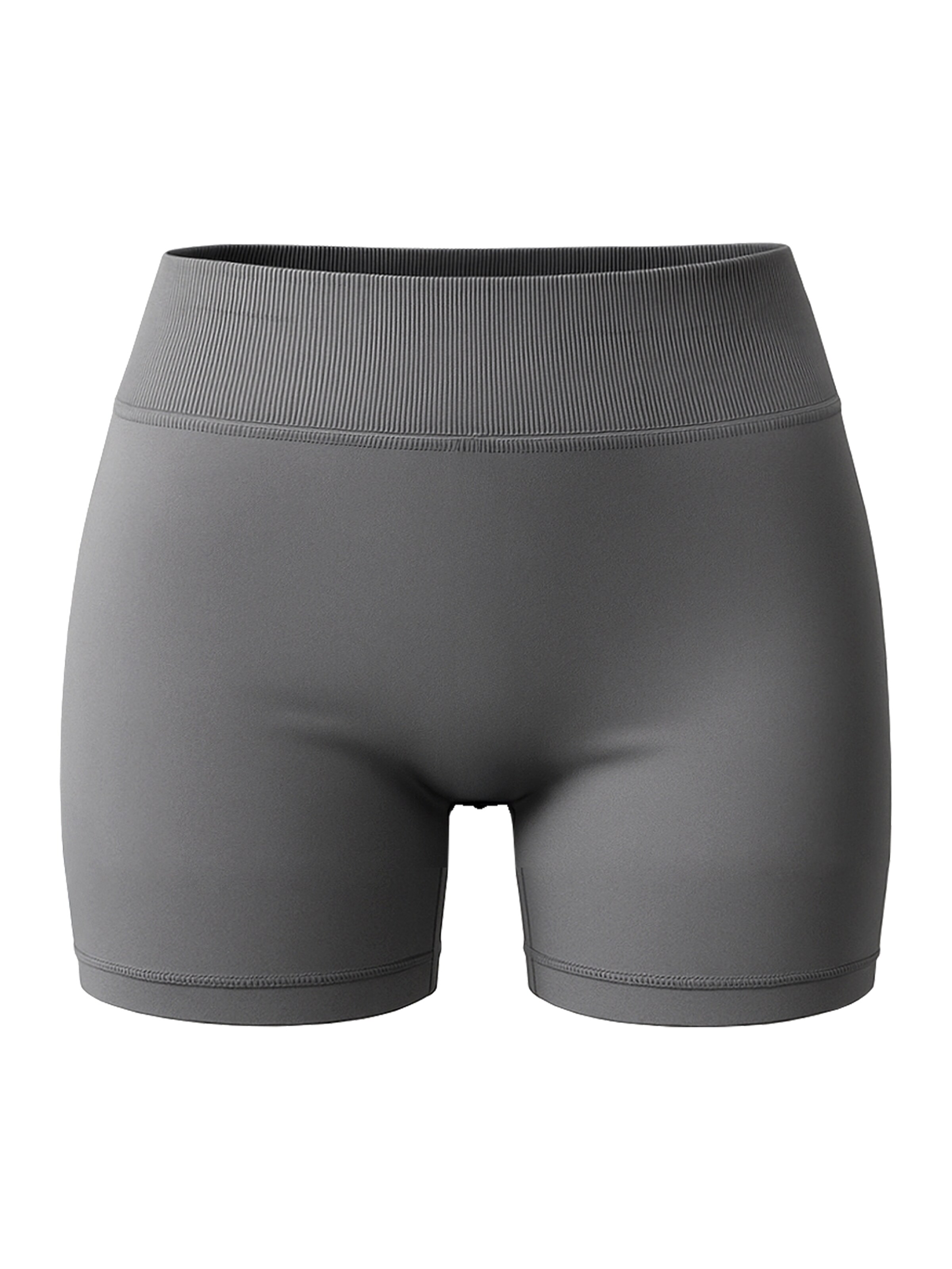 Stark Soul - Skinny Calças de desporto 'Scrunch' em cinzento: frente