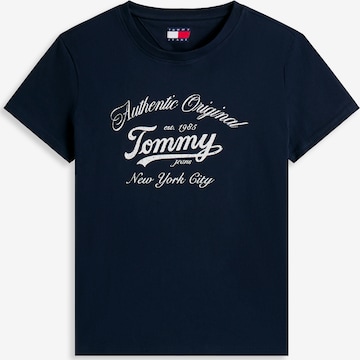 Tommy Jeans Shirts 'ESSENTIAL' i blå: forside