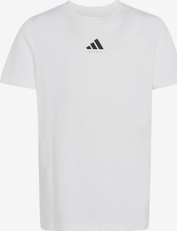 ADIDAS PERFORMANCE - Camiseta funcional en blanco: frente