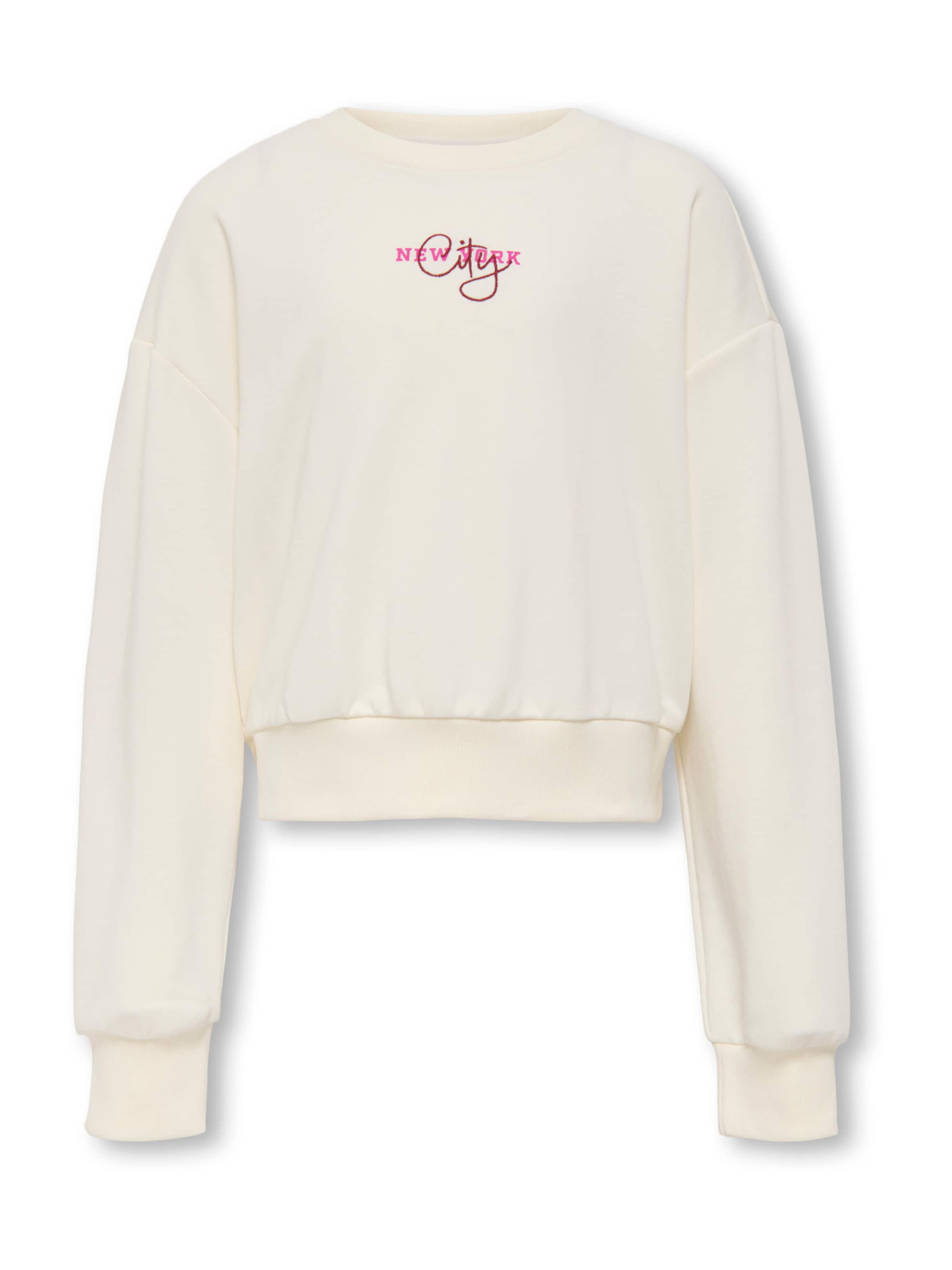 Felpa 'KOGKATRINA' di ONLY GIRLS in beige: frontale