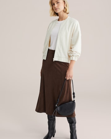 WE Fashion Prehodna jakna | bela barva