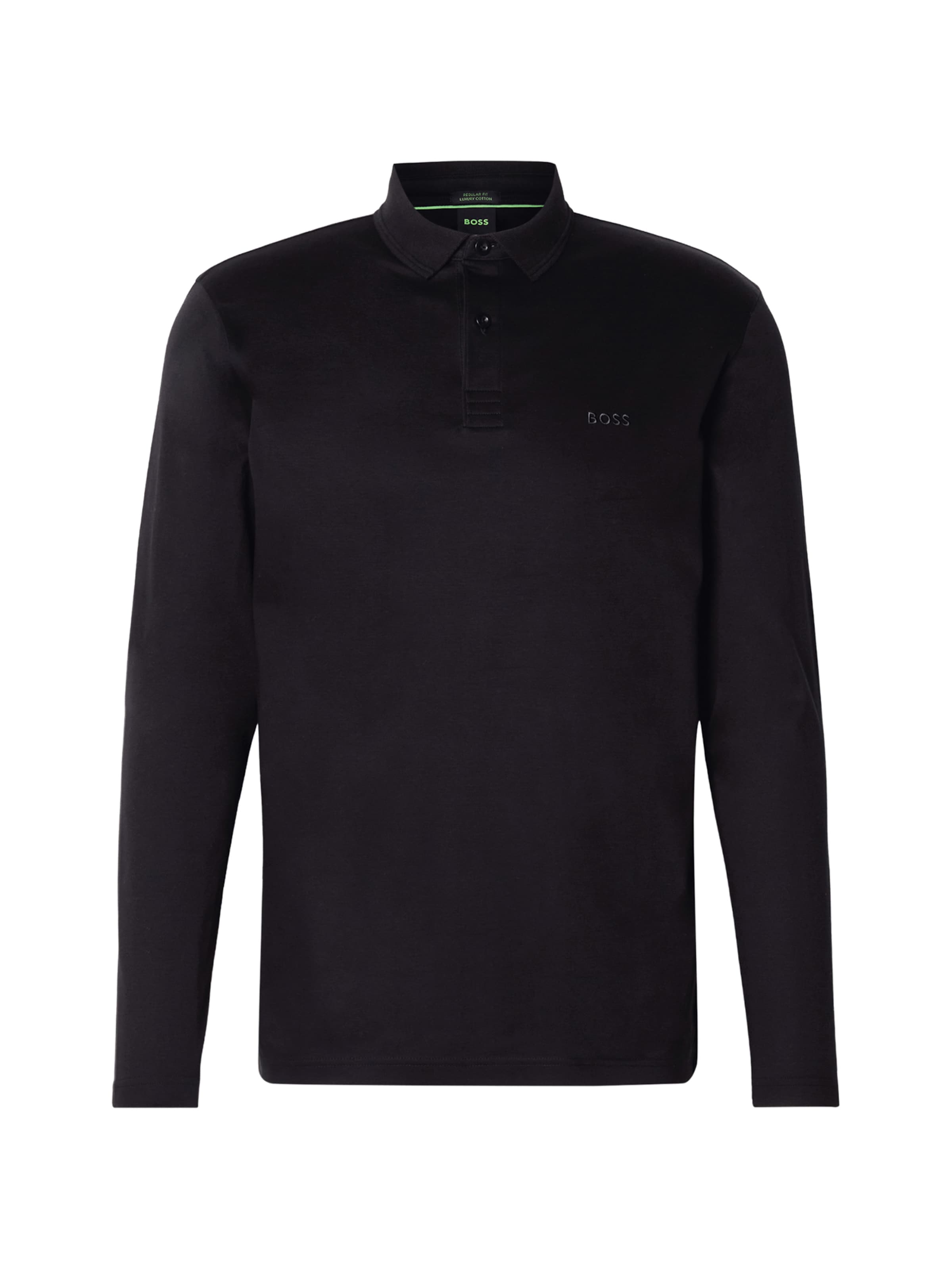 BOSS - Camiseta &#x27;Pirol&#x27; en negro: frente