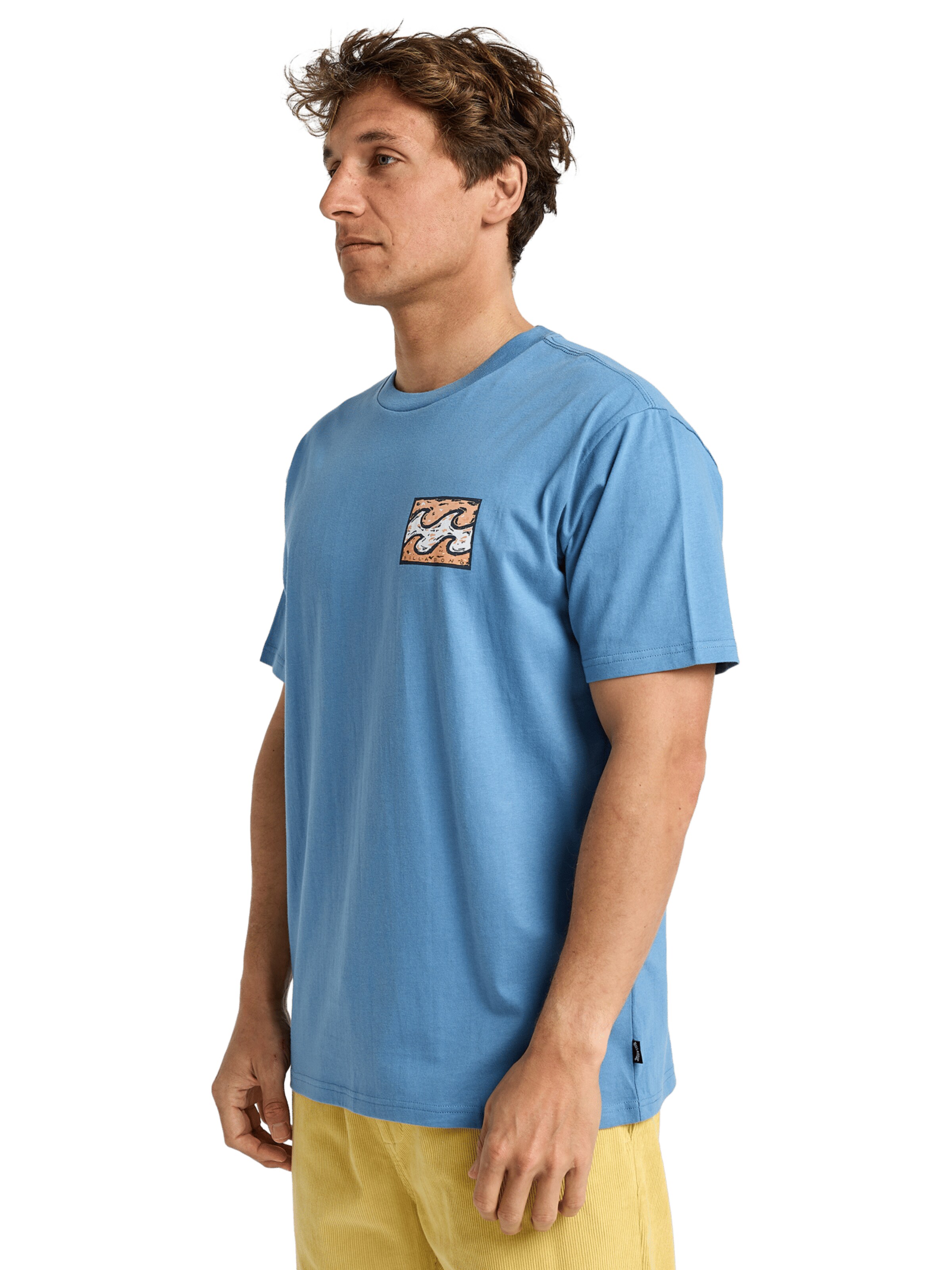 T-Shirt 'Crayon Wave' BILLABONG en bleu