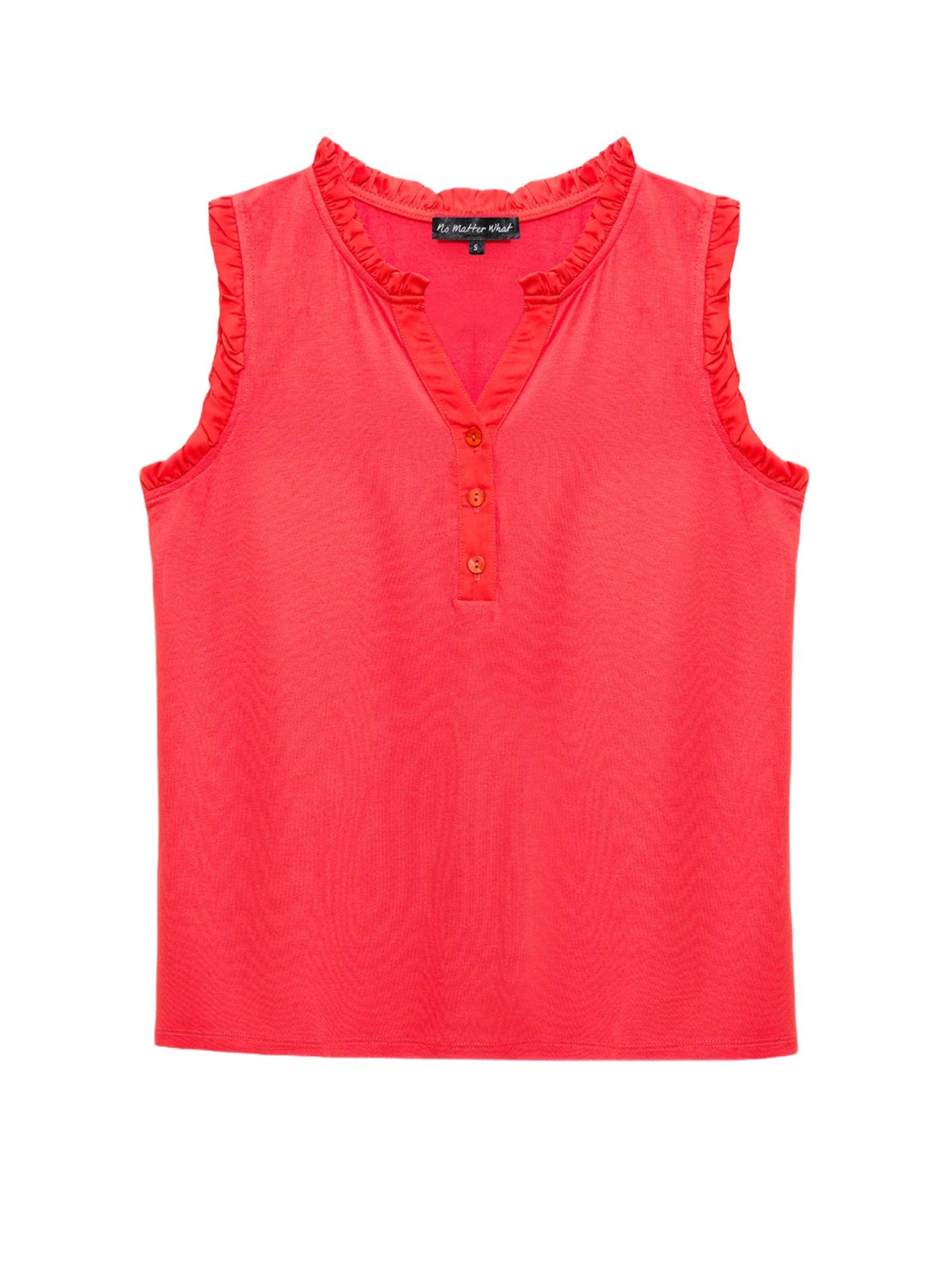 No Matter What Blouse in Oranje: voorkant