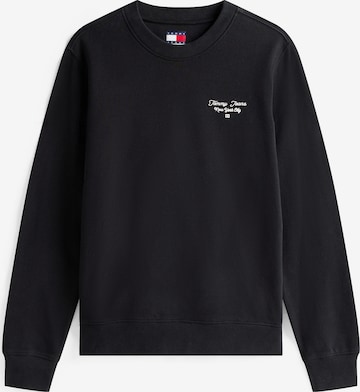 Tommy Jeans Свитшот 'ESS' в Черный: спереди