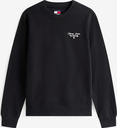 Megztinis be užsegimo 'ESS' iš Tommy Jeans, spalva – juoda / balta, Prekių apžvalga