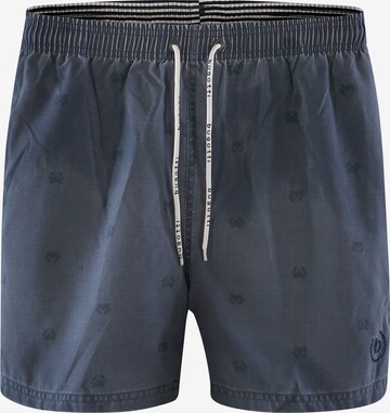 Shorts de bain ' LUDWIG ' bugatti en bleu : devant
