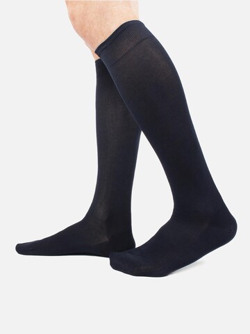 Gambaletto 'Calze Lunghe 6 Paia in cotone Tactel traspiranti' di Ciocca in blu