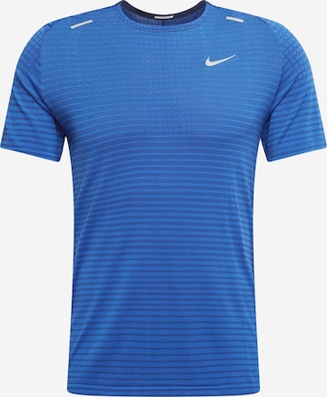 NIKE Regular Fit Sportshirt 'TECHKNIT ULTRA' in Blau: predná strana