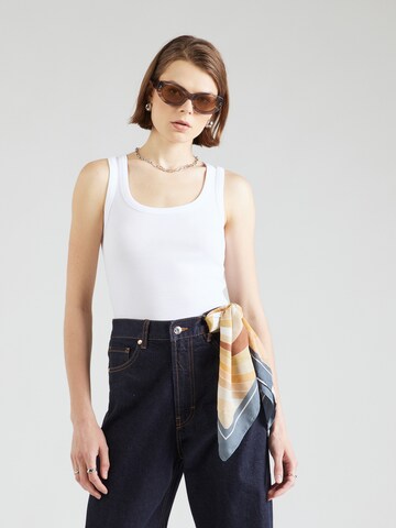 Top 'Ematite' di BOSS in bianco: frontale