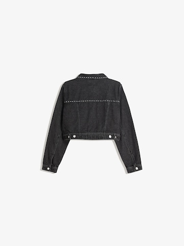 Veste mi-saison Bershka en noir