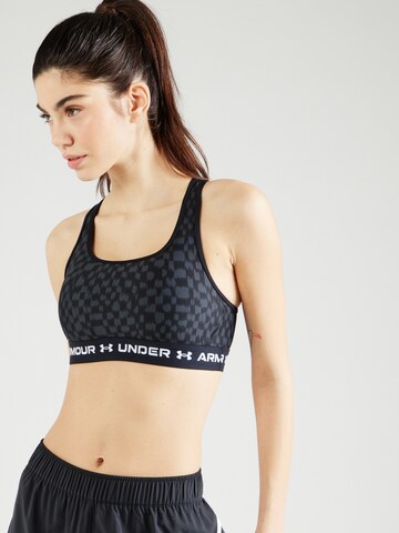 UNDER ARMOUR Bustier Sportmelltartók - fekete: elől