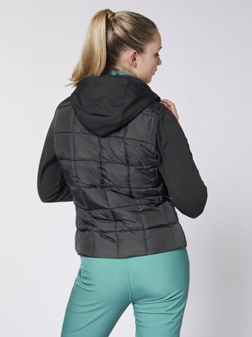 CHIEMSEE Jacke ' im Materialmix ' in Schwarz