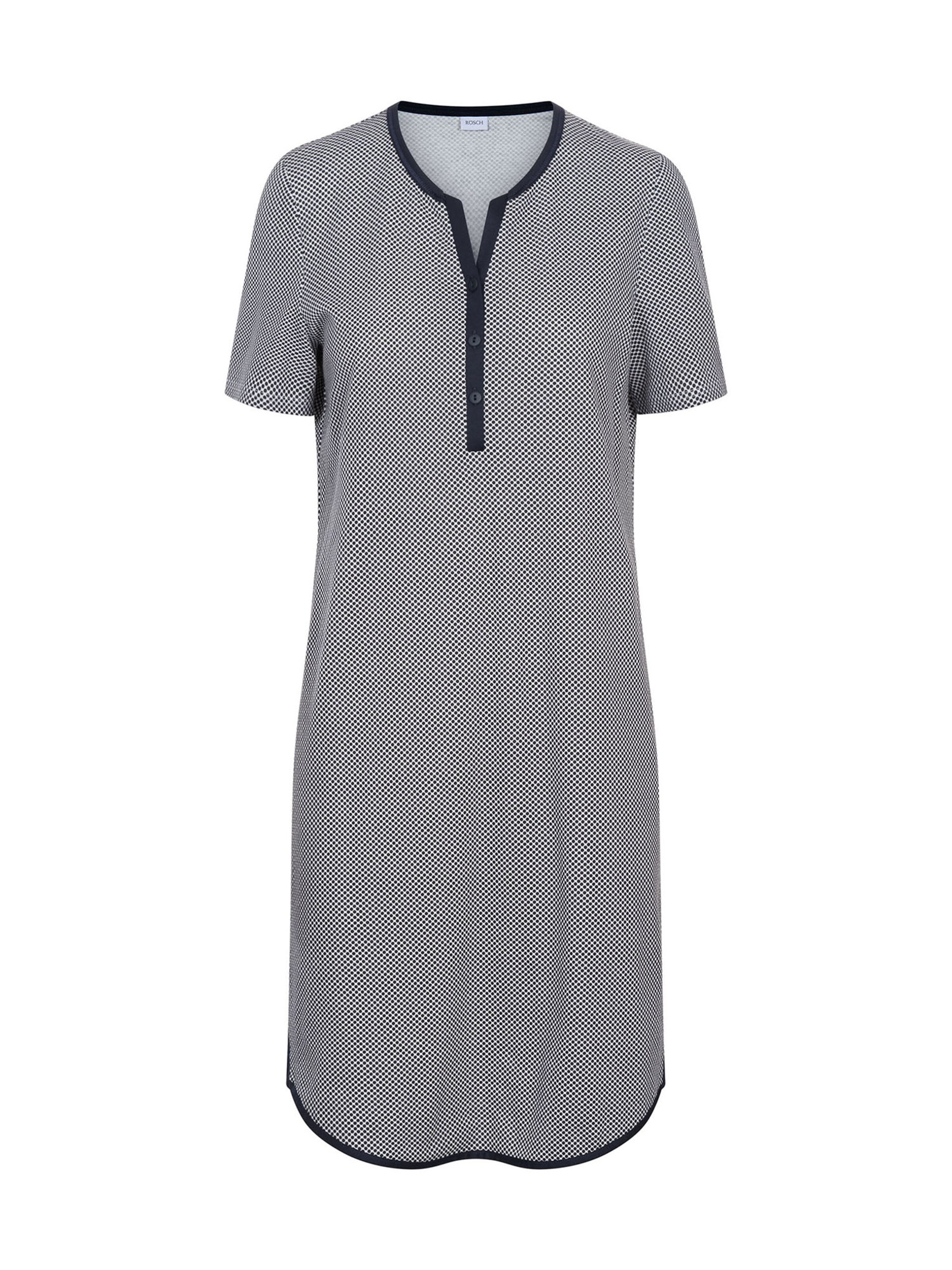 Rösch Nightgown ' Punktedruck ' in Blue: front