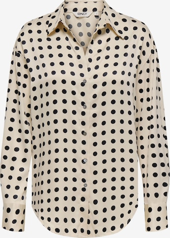 ONLY - Blusa 'LYDIA' en beige: frente