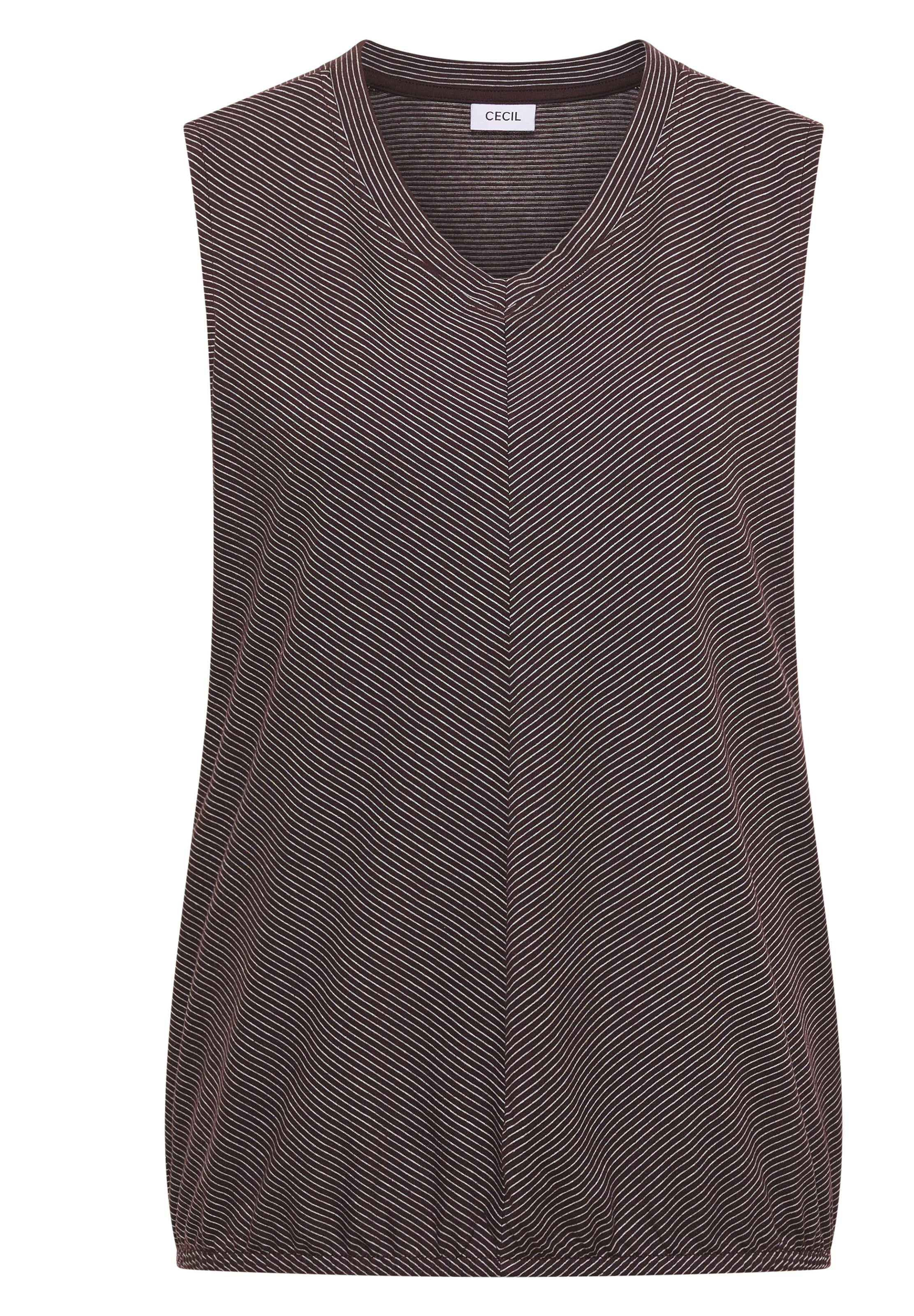 CECIL Top in Brown: front