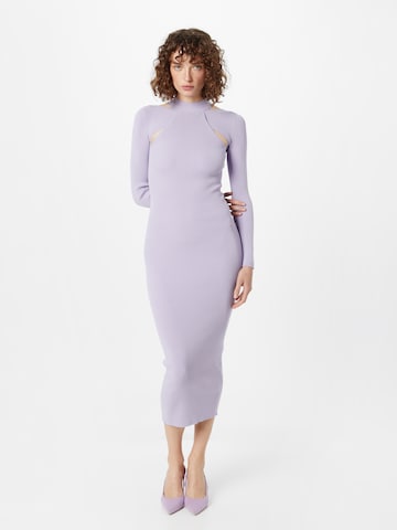 HUGO Red - Vestido de malha 'Sirgin' em roxo: frente