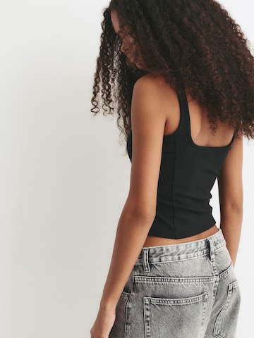 Pull&Bear Top in Schwarz