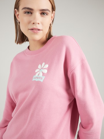 LEVI'S ® Sweatshirt 'Graphic Standard Crew' in Pink