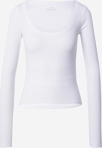 T-shirt HOLLISTER en blanc : devant