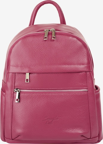 Samantha Look Backpack in Pink: front