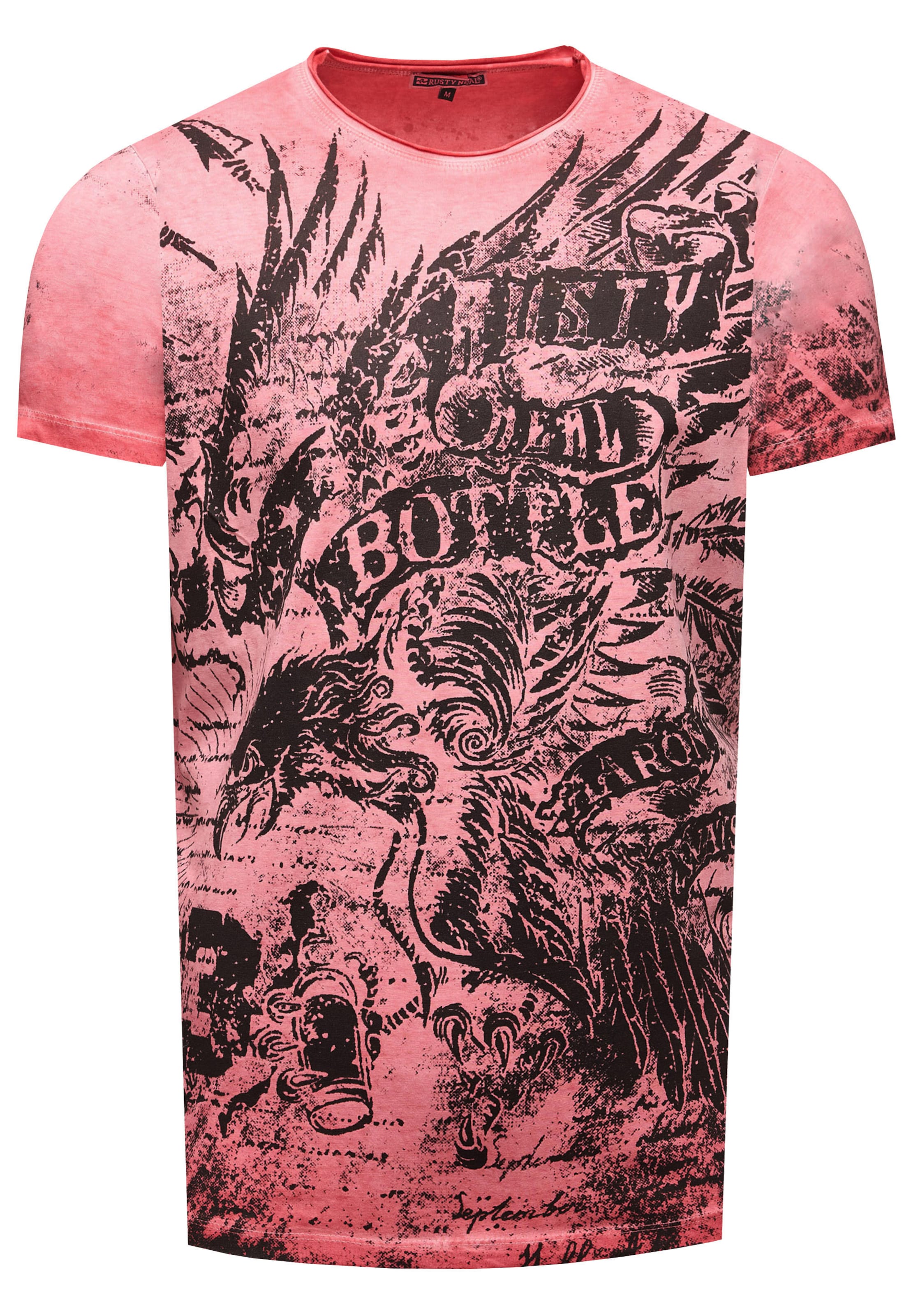 Rusty Neal T-Shirt in Pink: Vorderseite