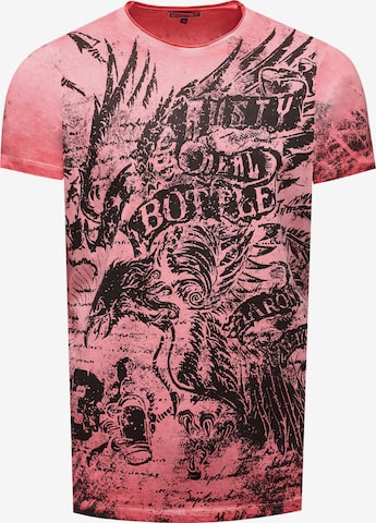 Rusty Neal T-Shirt in Pink: Vorderseite