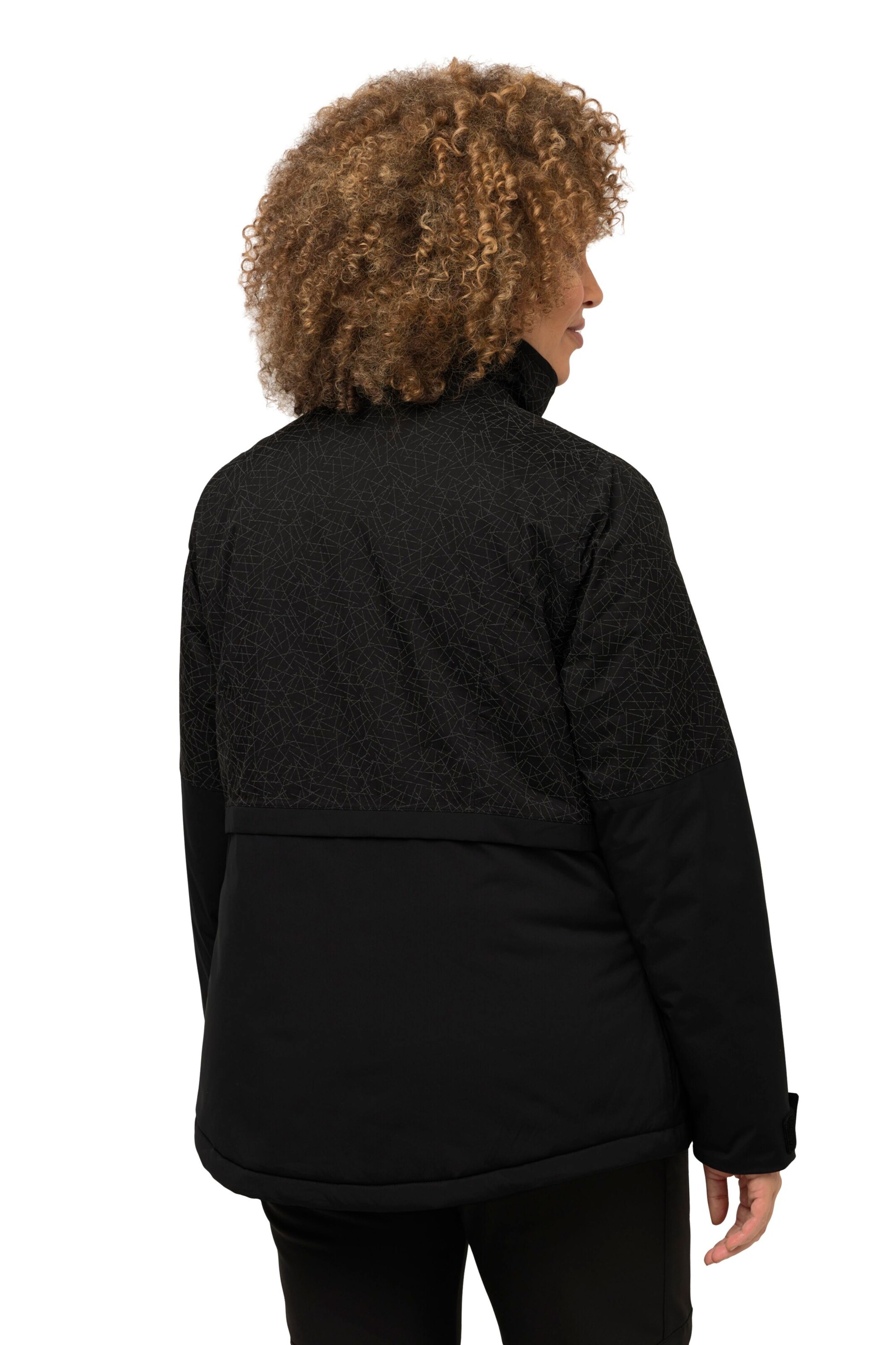 Ulla Popken Functionele jas in Zwart