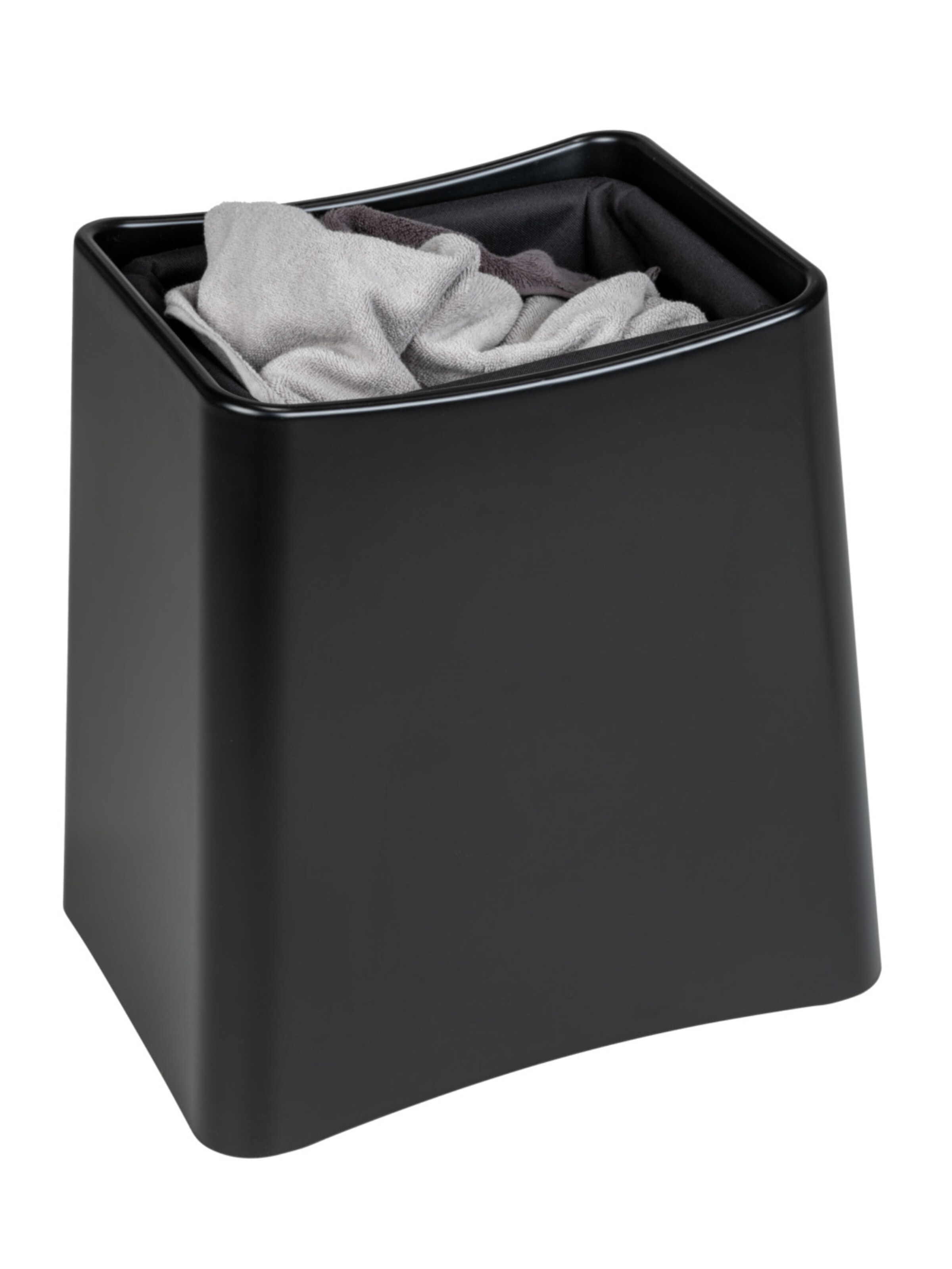 Wenko Laundry Basket 'Wing' in Black