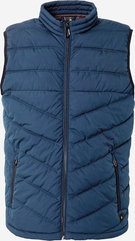 No Excess Vest in Blue: front