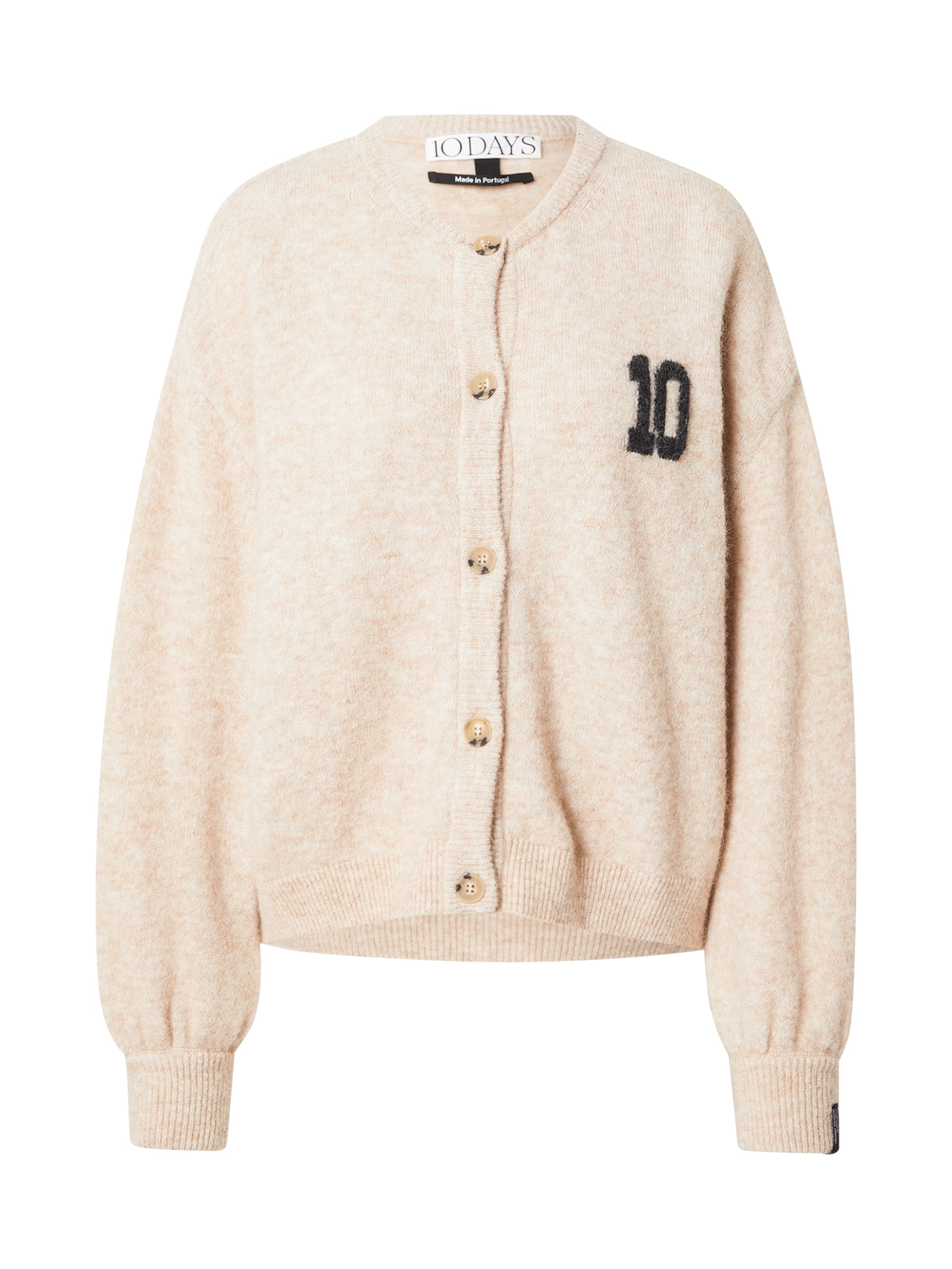 Sweat-shirt 10Days en marron : devant