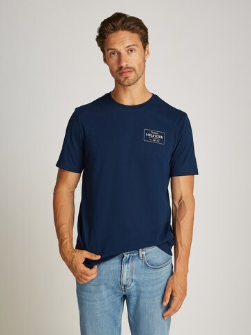 Maglietta di TOMMY HILFIGER in blu: frontale