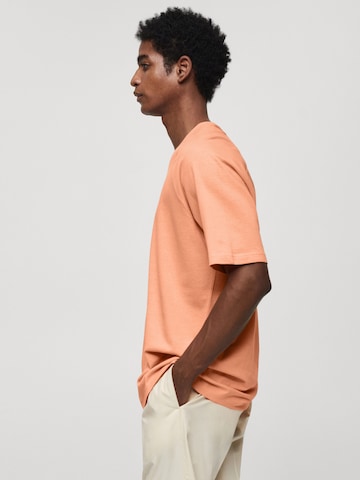 MANGO MAN Shirt 'CIRCO' in Oranje