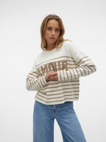 Pull-over 'Aria Paris' VERO MODA en beige