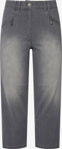 Ulla Popken Jeans in Grey: front