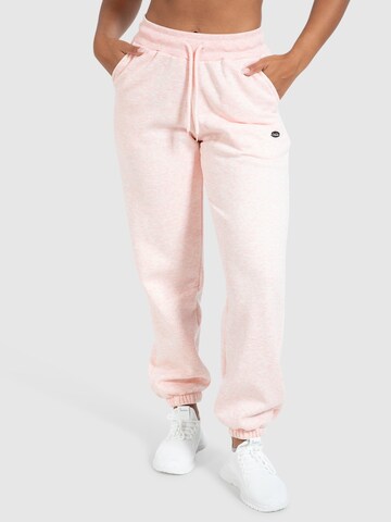 Effilé Pantalon de sport 'Amelia' Smilodox en rose : devant