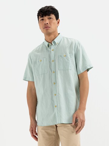 CAMEL ACTIVE Regular fit Button Up Shirt in Green: front