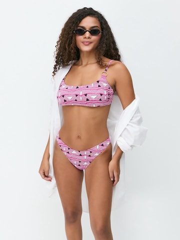 Bustier Hauts de bikini C&City en rose : devant