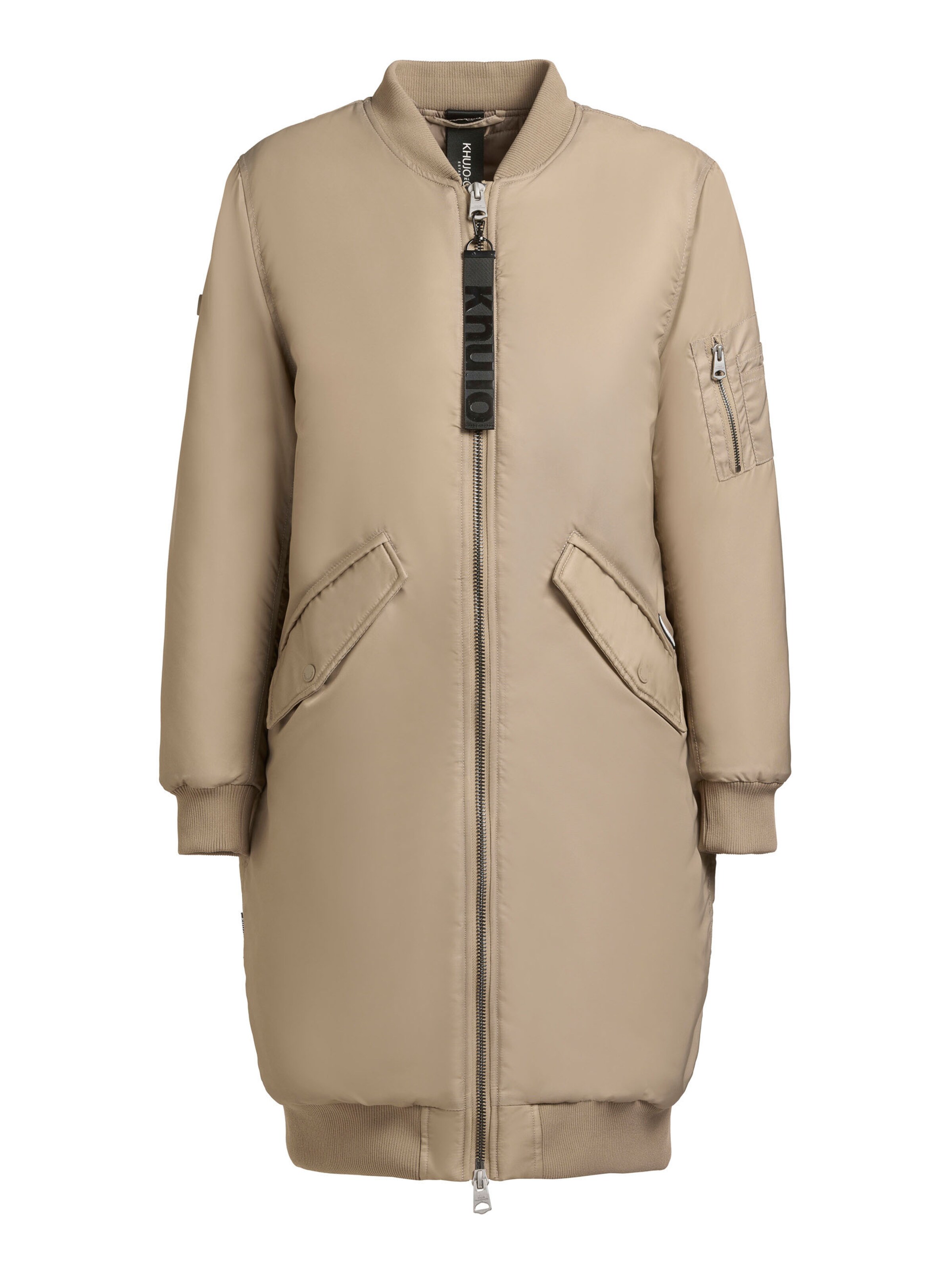 khujo Демисезонное пальто 'Lulu' в Бежевый: спереди